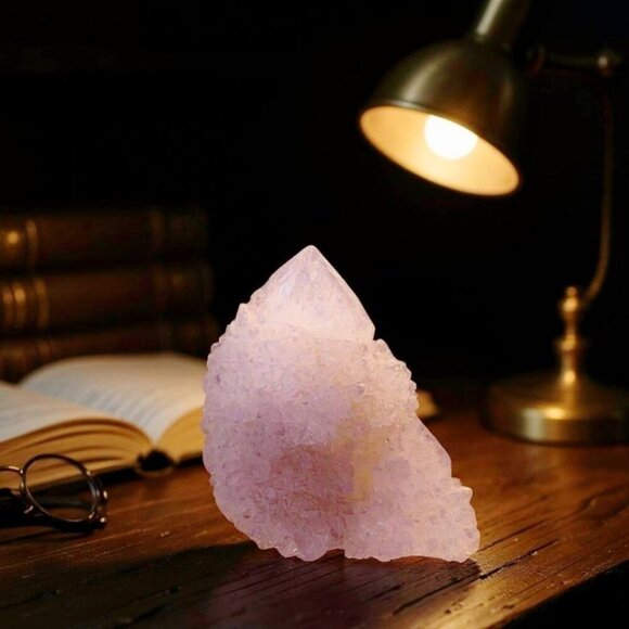 Spirit Quartz ✦ Raw Lavender Amethyst Cluster ✦ Cactus Quartz Formation 2.5" - Picture 4 of 11